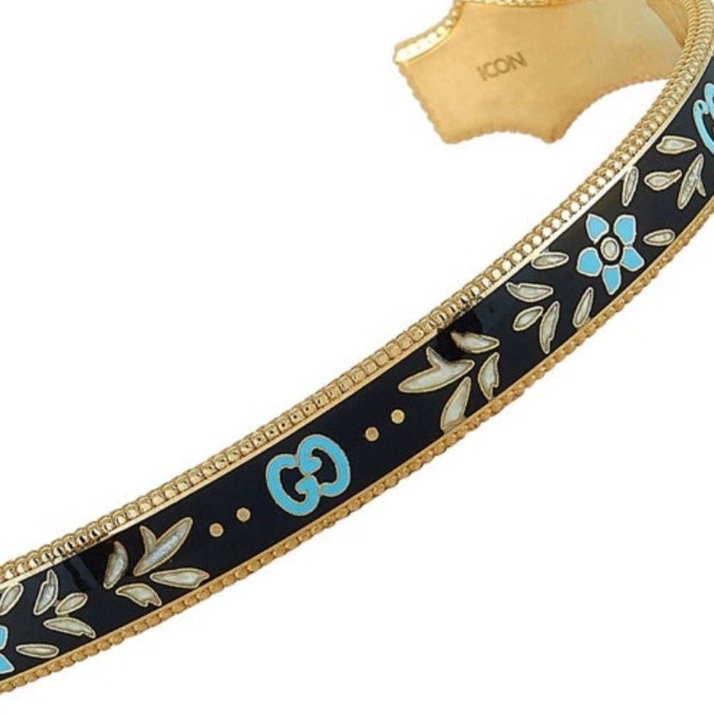 GUCCI
Icon Bracelet In 18 K Yellow Gold With Enamel - Picture 2 of 5